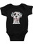 Sevimli Dostum Dalmaçyalı Siyah Unisex Bebek Body - Zıbın 1