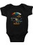 Fizikçi Siyah Unisex Bebek Body - Zıbın 1
