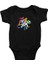 Atletizm - Athletics Siyah Unisex Bebek Body - Zıbın 1