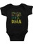 Dna Bahçe Siyah Unisex Bebek Body - Zıbın 1