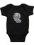 Işaret Eden Alien Siyah Unisex Bebek Body - Zıbın 1
