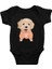 Siyahl Bana Poodle Kaniş Siyah Unisex Bebek Body - Zıbın 1