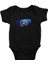 Kuzey Mariana Adaları - Northern Mariana Islands Siyah Unisex Bebek Body - Zıbın 1
