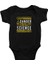 Bilim Tehlikeli Siyah Unisex Bebek Body - Zıbın 1