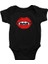 Halloween Vampir Dişler Siyah Unisex Bebek Body - Zıbın 1