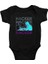 Hacker Siyah Unisex Bebek Body - Zıbın 1