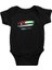 Abhazya - Abkhazia Siyah Unisex Bebek Body - Zıbın 1