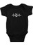Futbol - Football Siyah Unisex Bebek Body - Zıbın 1