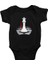 Satranç Siyah Unisex Bebek Body - Zıbın 1