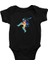 Kriket Siyah Unisex Bebek Body - Zıbın 1