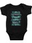 Iri Kelebek Siyah Unisex Bebek Body - Zıbın 1