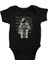 Mahkum Astronot Siyah Unisex Bebek Body - Zıbın 1