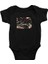 Berber Kuaför Siyah Unisex Bebek Body - Zıbın 1