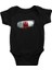 Cebelitarık - Gibraltar Siyah Unisex Bebek Body - Zıbın 1
