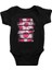 Kiraz Siyah Unisex Bebek Body - Zıbın 1