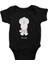Poodle Kaniş Sevgisi Siyah Unisex Bebek Body - Zıbın 1