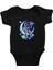 Sigara Içen Astronot Siyah Unisex Bebek Body - Zıbın 1