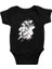 Fashion Girl Siyah Unisex Bebek Body - Zıbın 1