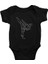 Karateci Siyah Unisex Bebek Body - Zıbın 1