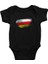 Kuzey Osetya Alanya - North Ossetia–alania Siyah Unisex Bebek Body - Zıbın 1