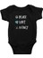 Hokey Siyah Unisex Bebek Body - Zıbın 1