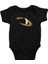 Satürn Siyah Unisex Bebek Body - Zıbın 1