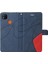 Kart Yuvası Standı Iki Renkli Dikiş Pu Flip ile Xiaomi Redmi 9c Için Kılıf (Yurt Dışından) 4