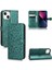 IPhone 14 Için Kılıf Artı Deri Cüzdan Kapak Geometrik Desen Manyetik (Yurt Dışından) 1
