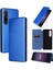 Sony Xperia 1 V 2023 Için Kılıf Deri Folio Flip Case Manyetik Karbon (Yurt Dışından) 1