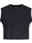 Bayan Bisiklet Yaka Kadın Crop T-Shirt 12224211 5