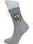 Look Socks Albert Einstein Emc Desenli Gri Kolej Çorap 1