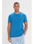 AC&Co / Altınyıldız Classics Erkek Gri Slim Fit Dar Kesim Modal Bisiklet Yaka Yumuşak Tuşeli Esnek Basic Tişört 1