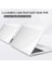 Macbook Air 2024 13.6 Inç M3 Çip A3113 Tam Uyumlu Alt Üst Kılıf Klavye Kılıfı Ekran Koruyucu Film 5