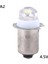 A2 LED Ampul P13.5S 0.5W Çalışma Işığı El Feneri Torch Işık Yedek LED Ampul Çalışma Işığı Lambası 3V 4.5V 6V (Yurt Dışından) 1
