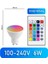 2 Adet Tarzı GU10 1- LED Ampul Rgb Ac Akıllı LED Lamba E27 Lampada Kısılabilir Sihirli Ampul Spot Renkli Bombillas Parti Dekor Aydınlatma (Yurt Dışından) 1
