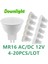 7W Tarzı 16 Adet 4- Gu5.3 Acdc 12V LED Spot Ampul MR16 Düşük Basınçlı 3W 5W 6W 7W Işık 120 Derece 38 Derece Çalışma Mutfak Ev Için (Yurt Dışından) 2