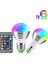 E14 E27 LED Ampul Rgb LED Işık 5 W Akıllı LED Lamba E14 Lampada Kısılabilir Sihirli Ampul Spot Renkli Bombillas Parti Dekor Aydınlatma (Yurt Dışından) 2