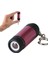 Pembe Mini LED Cep El Feneri USB Şarj Edilebilir Taşınabilir Torch Su Geçirmez Anahtarlık Küçük Fener Beyaz Işık Pil ile (Yurt Dışından) 1