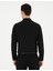 Erkek Siyah Slim Fit Armürlü Uzun Kollu Gömlek 50289391-VR046 5