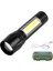 Siyah1 LED Mini Torch Şarj Edilebilir El Feneri Taşınabilir USB Şarj El Feneri Yüksek Güç Bankası Kamp Su Geçirmez Uzun Menzilli Fener (Yurt Dışından) 3