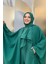 Şalıyla Birlikte Tulum ve Abaya Ikili Takım 8519 Zümrüt 4