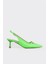 Yeşil Kadın Topuklu Ayakkabı 1