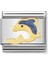 Composable Classic Dekoratif Link - Hayvanlar - Yunus - (01 Dolphin) 18K Altın 1