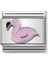 Composable Classic Dekoratif Link - Semboller - Flamingo - (43 Flamingo) 925 Gümüş 1
