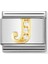 Composable Classic Dekoratif Link - Harfler Cz - J - (10 J) 18K Altın Zirkon 1