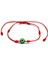 No.4 Boyutu Şanslı Göz El Yapımı Renkli Boncuklar Örgülü Bilezik Ayarlanabilir Kırmızı Mavi Halat Nazar Boncuk Bilezik Kadınlar Için Genç Kız Takısı BE510 (Yurt Dışından) 1