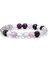17CM Tarzı 2.florit Erkekler Bilezikler Doğal Şifa Enerji Kaplan Gözü Bilezik Cilalı Lapis Lazuli Boncuk Bileklik Elastik Pulsera Kadınlar Takı (Yurt Dışından) 1