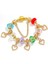 21CM Tarzı GD028 Togory Otantik Altın Renk Arılar Dangles Charm Bilezik Beyaz Kristal Boncuklar Güzel Bilezik Kadınlar Çocuklar Için Doğum Günü Hediyeleri (Yurt Dışından) 1