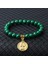 17CM-6.7INÇ Tarzı No.13 Boyutu Elizabeth Kraliçe Charm Bilezikler Kadınlar Için Paslanmaz Çelik Elizabeth Iı Sikke Kolye Bilezik Doğa Taş Çift Takı Pulsera (Yurt Dışından) 1