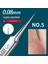 B-4pcs Tarzı Profesyonel Ultra-Ince No. 5 Akne Siyah Nokta Kaldırma Cımbız Güzellik Salonu Sivilce Iğneler Derin Temizleyici Klip Yüz Cilt Bakımı Aracı (Yurt Dışından) 5